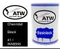 Preview: Chevrolet, Black, 41 / WA8555: 500ml Lackdose, von ATW Autoteile West.